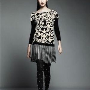 Jacquard pullover sweater